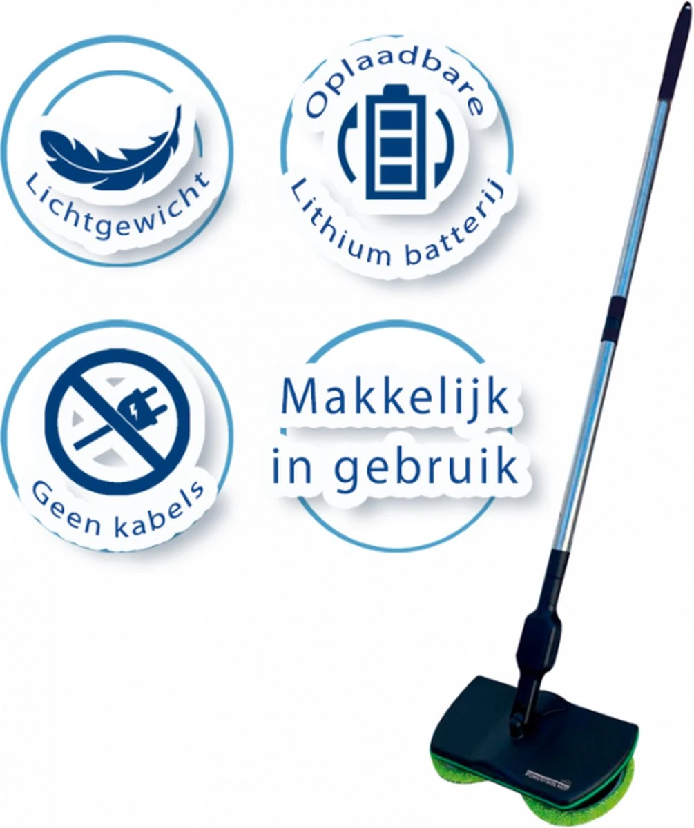 Starlyf - Vloerwisser - Elektrisch Roterende Bezem - 8 Starlyf - Vloerwisser - Elektrisch Roterende Bezem - - Afbeelding 8