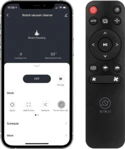 Sinji Smart Robotstofzuiger – 4 Schoonmaakstanden – Dweilfunctie – Laadstation – Besturing Via App – Afstandsbediening – Spraakbesturing Via Google En Alexa - Zwart -Leifheit Store 1006x1200 4