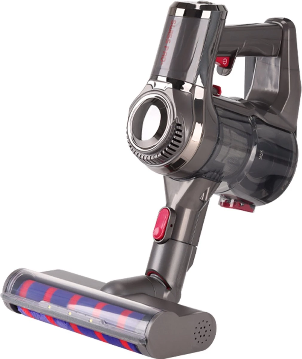 Swiss Pro+ Snoerloze Steelstofzuiger V12 Steelstofzuiger Draadloos Met Kruimelzuiger Led Verlichting In Mondstuk Sterke Zuigkracht 4In1! Zwitsers Kwaliteit 15 Swiss Pro+ Snoerloze Steelstofzuiger V12 Steelstofzuiger Draadloos Met Kruimelzuiger Led Verlichting In Mondstuk Sterke Zuigkracht 4In1! Zwitsers Kwaliteit - Afbeelding 15