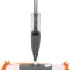 Clever Clean, Prime Spray Mop - Vloerwisser Met Spray Functie – Oranje/Grijs – Dweilsysteem Voor Alle Vloeren Met Microvezel Dweil