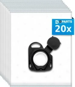 Dparts Stofzuigerzakken Geschikt Voor Rowenta Stofzuiger - 20 Stuks - Hygiene Plus Stofzakken Silence Force 4A - Silence Force 4A Compact - X-Trem Power - Compact Power - X-Plorer Serie 75 S+ - Green Force - Nr Zr200520 Zr200540 Zr200720 Zr200920
