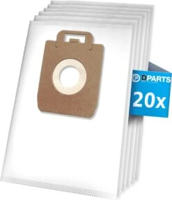 Dparts Stofzuigerzakken Geschikt Voor Nilfisk - 20 Stuks + 1 Filter - Past Op Alle Select En Power Stofzuiger Series - Allergy Special Super - P10 P12 P20 P40 - Elite Classic Comfort Eco Superior - Stofzakken - Stofzak - Zakken - Nr. 128389187