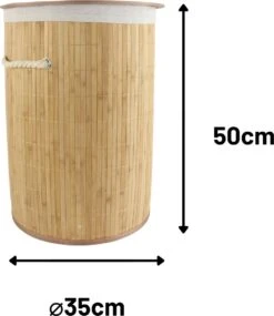 Orange85 Wasmand - Met Deksel - Rond Bamboe - 48 Liter - Bruin - 35x50 Cm - Wasmanden 10 Orange85 Wasmand - Met Deksel - Rond Bamboe - 48 Liter - Bruin - 35x50 Cm - Wasmanden -Leifheit Store 1041x1200 3