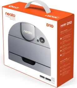 Neato® D10 Intelligente Robotstofzuiger - Echt HEPA-filter En Lasermapping-navigatie - Bediening Via App - 300 Minuten Looptijd Met Automatisch Opladen En Hervatten - Zilvergrijs -Leifheit Store 1046x1200 2