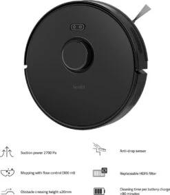 Hombli Smart Robot Vacuum -Leifheit Store 1047x1200