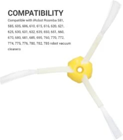 Kwmobile Borstelset Compatibel Met IRobot - Set Van 3 Zijborstels - Roomba 500/600/700-serie - Zijborstel Accessoire Voor Stofzuigerrobot -Leifheit Store 1050x1200 6
