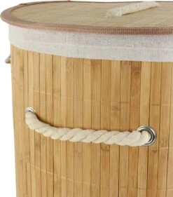 Orange85 Wasmand - Met Deksel - Rond Bamboe - 48 Liter - Bruin - 35x50 Cm - Wasmanden 12 Orange85 Wasmand - Met Deksel - Rond Bamboe - 48 Liter - Bruin - 35x50 Cm - Wasmanden -Leifheit Store 1053x1200