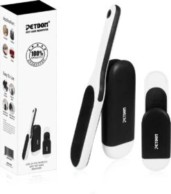 Huisdierhaar - Hondenharen & Kattenharen Kledingborstel Set Voor Het Verwijderen Van Haren, Kledingroller Pluizenborstel Pluizen Verwijderaar Honden Katten