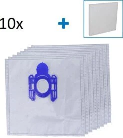AA Commerce - Stofzuigerzakken - Geschikt Voor Philips Performer Active -10 Stuks + 2 Filters