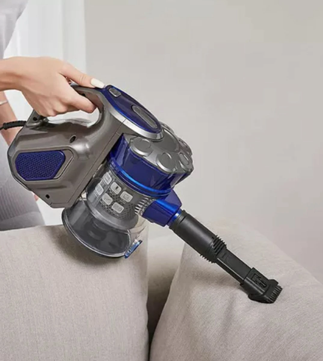 Stofzuiger - Hyundai- Licht Gewicht - 600W - Blue And Gray -HHE203202 8 Stofzuiger - Hyundai- Licht Gewicht - 600W - Blue And Gray -HHE203202 - Afbeelding 8