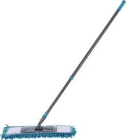 Lifetime Clean Vloerwisser/mop Microvezel Uitschuifbare Steel 80 Tot 130 Cm