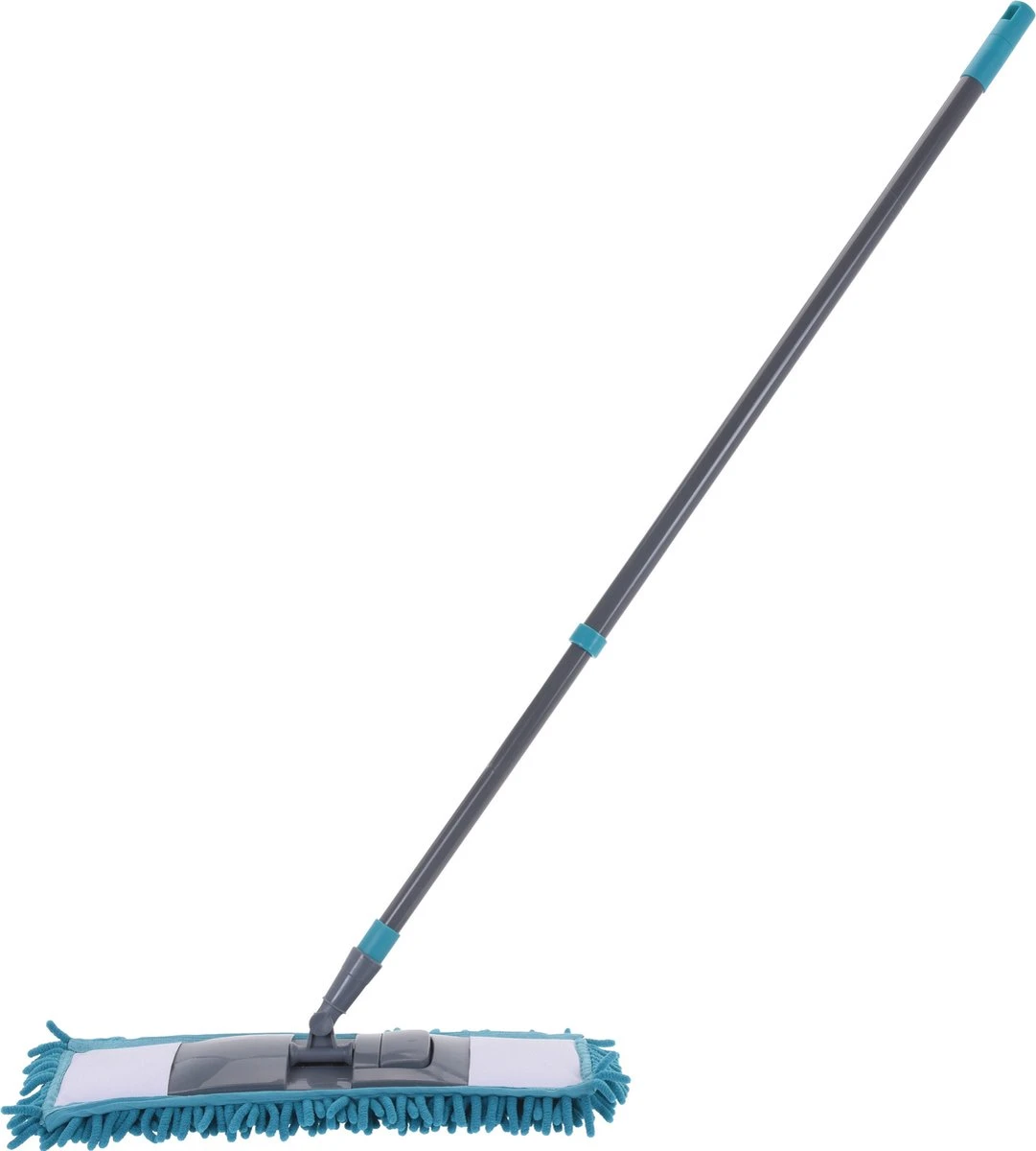 Lifetime Clean Vloerwisser/mop Microvezel Uitschuifbare Steel 80 Tot 130 Cm 1 Lifetime Clean Vloerwisser/mop Microvezel Uitschuifbare Steel 80 Tot 130 Cm