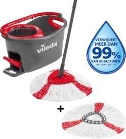 Vileda TURBO 2in1 - Pedaalsysteem Met 2 Navullingen -Leifheit Store 1081x1200