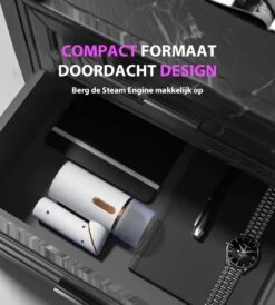 Bee's Kledingstomer - Handstomer - Stomer Kleding - Steamer - Stoomreiniger - Stoomstrijkijzer - 30 G/min - 250ML - 1600W - Snel Opgewarmd - Wit -Leifheit Store 1082x1200 3