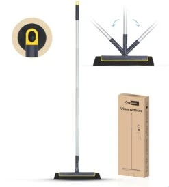 Leifheit Store 2 ACE Goods Vloertrekker Met Steel – Vloerwisser Badkamer - Trekker Douche – Raamwisser Verstelbaar – Watertrekker - Incl Ophanghaak