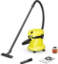 Nat- En Droogzuiger KARCHER WD 2 Plus V-15/4/18 C - Polypropyleen Tank 15 L - 1000W (Blowerfunctie)