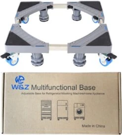 W&Z® Wasmachine Verhoger Met 4 Wielen -Wasmachine Opbouwmeubel Ombouwmeubel-Grijs -Leifheit Store 1089x1200 12