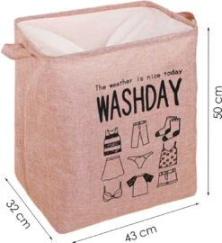 Merkloos Wasmand XL - Roze - 43 X 32 X 50 Cm - Opbergzak Kleding En Dekbed - Wasmand Groot - Multifunctionele XL Opbergtas - Speelgoedzak - Speelgoed Opberger Opbergzak - Kleding Waszak -Leifheit Store 1096x1200 2