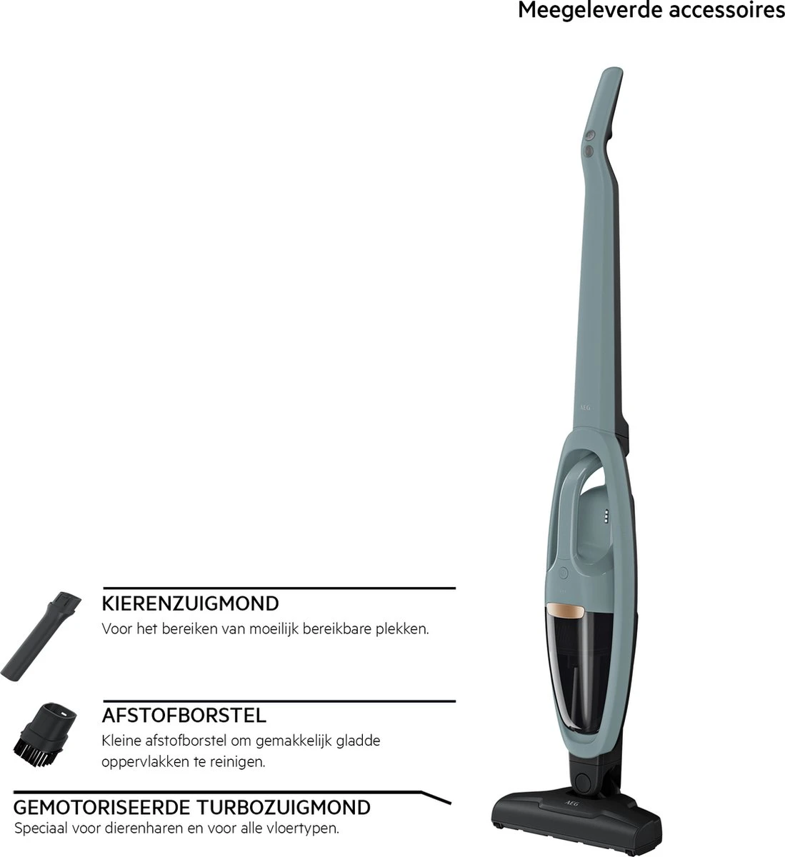 AEG QX6-1-40OG - Steelstofzuiger - Stofzuiger Draadloos - Stofzuigers - Zakloos 2 AEG QX6-1-40OG - Steelstofzuiger - Stofzuiger Draadloos - Stofzuigers - Zakloos - Afbeelding 2