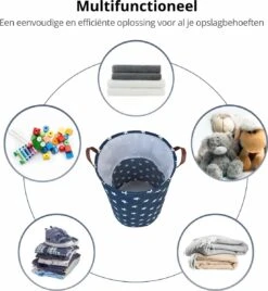 MAESON Wasmand Met Deksel - Opvouwbaar - Waterdicht - 72 L - Opbergmand Kinderkamer - Blauw 11 MAESON Wasmand Met Deksel - Opvouwbaar - Waterdicht - 72 L - Opbergmand Kinderkamer - Blauw -Leifheit Store 1105x1200 1