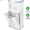 Life’s Green® - Wasmand - Wassorteerder - Wasmand 3 Vakken - Wit