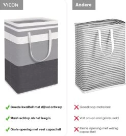 Draagbare Wasmand Met Versterkte Handgrepen - Set Van 3 X 75L Inhoud - Opvouwbaar - Waszakken Voor Wasgoed - Wassorteerder - Organizer Kleding - Wasbox 12 Draagbare Wasmand Met Versterkte Handgrepen - Set Van 3 X 75L Inhoud - Opvouwbaar - Waszakken Voor Wasgoed - Wassorteerder - Organizer Kleding - Wasbox -Leifheit Store 1111x1200 2