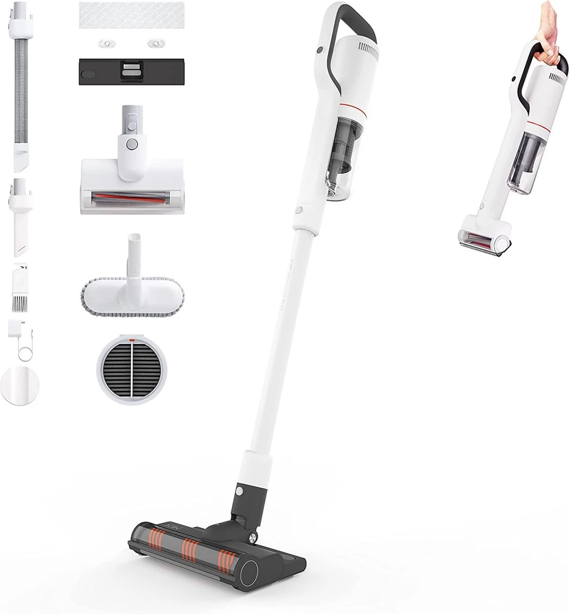 Xiaomi Roidmi X20 Steelstofzuiger Draadloos Met Kruimelzuiger En Dweilfunctie - Draadloze Stofzuiger Zonder Zak 1 Xiaomi Roidmi X20 Steelstofzuiger Draadloos Met Kruimelzuiger En Dweilfunctie - Draadloze Stofzuiger Zonder Zak