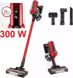 Steelstofzuiger Draadloos 300Watt Zonder Zak Op Accu 4-In-1 Stok K-23 Cordless Vacuum Draadloze Steelstofzuigers - Snoerloos Stofzuiger