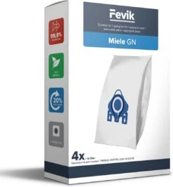 Miele Hyclean 3D G/N Series - Blauwe Aansluiting - Fevik - 4 Stuks + Filters