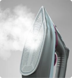 Tesla IR400GP - Droog- & Stoomstrijkijzer - Keramische Zoolplaat - 3100W - Grijs / Paars -Leifheit Store 1119x1200 7
