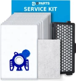 Dparts Service Kit Geschikt Voor Miele Hyclean GN - 10 Stuks Stofzuigerzakken - 1 Motorfilter - 1 HEPA Filter - 3d Efficiency Stofzuigzakken, Stofzuigerfilter SF AA 50 Active AirClean Uitblaasfilter - Complete C2, C3, S5000-5999 (S5), S8000-8999 (S8)