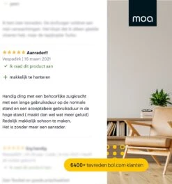 MOA - Steelstofzuiger - 2-in-1 - Kruimelzuiger - Draadloos - 120 Watt - Zonder Zak - VC72 -Leifheit Store 1124x1200 1