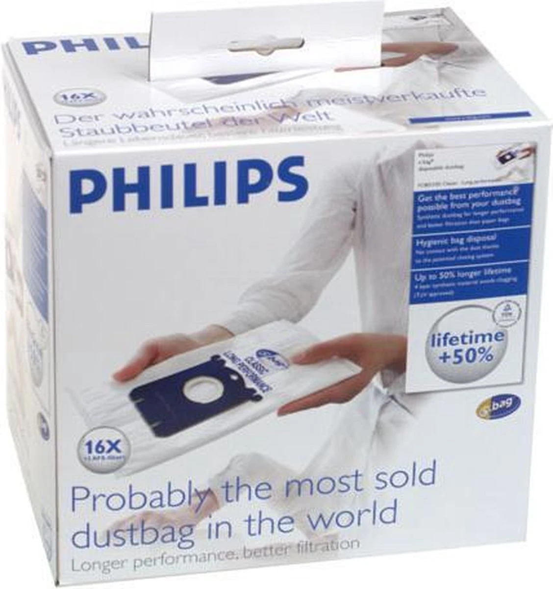 Philips S-bag FC8021/05 - Stofzuigerzakken - 16 Stuks 7 Philips S-bag FC8021/05 - Stofzuigerzakken - 16 Stuks - Afbeelding 7