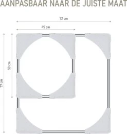 Noswo Wasmachine Verhoger - Tot 300 KG - Verstelbare Multitool - Anti Vibratie Dempers - Ook Geschikt Voor Vaatwasser, Koelkast, Vriezer En Droger - 45/63 X 11/13 Cm - Met Wieletjes -Leifheit Store 1132x1200 5