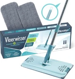 Spalax Vloerwisser - Dweil - Mop Set - Badkamer - Dweilsysteem - Dweilset - Vloerreiniger -Leifheit Store 1142x1200