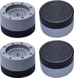 Luxe Trillingsdempers Wasmachine – Set Van 4 Stuks – Grijs - Extra Dik - Voetjes Wasmachine & Droger - Wasmachine Demper – Anti Trillings / Vibratie Dempers Pads – Antislip Rubber – Trillingsmat – Antislipmat - Schokdempers Wasmachine -Leifheit Store 1142x1200 7