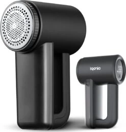 Iqonic Elektrische Pluizenverwijderaar - Oplaadbaar - Ontpluizer - Pluizentondeuse - Zwart