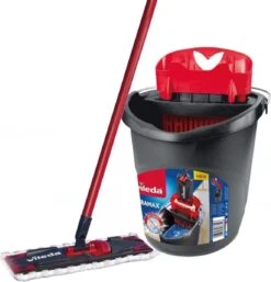 Vileda UltraMax Power 2in1 - Complete Set - Vlakke Microvezelmop + Emmer Met Pers -Leifheit Store 1152x1200
