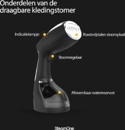 SteamOne S-Travel Kledingstomer - Zwart -Leifheit Store 1158x1200 10