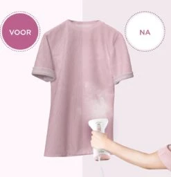 Luxe Kledingstomer - Handstomer - Handstoomreiniger - Stoomstrijkijzer - Stomer Kleding - Voor Op Reis - Roze -Leifheit Store 1160x1200 11