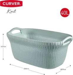 Curver Knit Wasmand Met Deksel 57L + Wasmand 40L - Blauw/Grijs 15 Curver Knit Wasmand Met Deksel 57L + Wasmand 40L - Blauw/Grijs -Leifheit Store 1160x1200 3