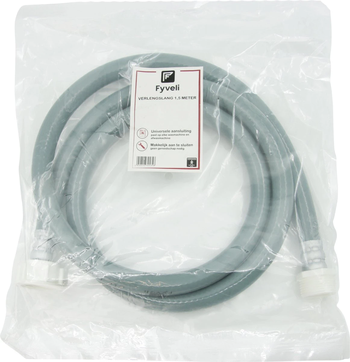 Fyveli Wasmachine Verlengslang - 1,5 Meter - 3/4" Aansluiting - Eenvoudig Bestaande Aanvoerslang Verlengen 8 Fyveli Wasmachine Verlengslang - 1,5 Meter - 3/4" Aansluiting - Eenvoudig Bestaande Aanvoerslang Verlengen - Afbeelding 8