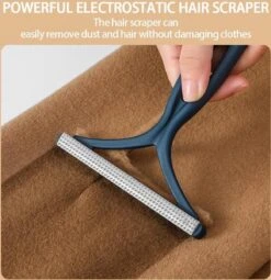 Merkloos Kledingborstel - Kledingontpluizer - Scheerapparaat - Kleding Depilator - Haarverwijderaar - Pluizenkam - Draagbaar - Handmatig - Kledingborstel - Haar Remover - Brush Tool - Dubbelzijdig Ontharing - Geweven Jas - Trui - Kleur Groen -Leifheit Store 1164x1200 18