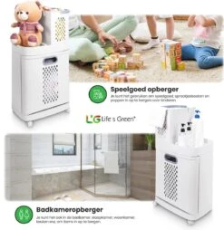 Life’s Green® - Wasmand - Wassorteerder - Wasmand 3 Vakken - Wit 16 Life’s Green® - Wasmand - Wassorteerder - Wasmand 3 Vakken - Wit -Leifheit Store 1166x1200 1