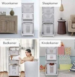 Sens Design Wassorteerder – Wasmand Met 3 Vakken - Op Wieltjes 19 Sens Design Wassorteerder – Wasmand Met 3 Vakken - Op Wieltjes -Leifheit Store 1169x1200 4
