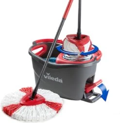 Vileda 153096 Easy Wring & Clean Turbo Vloerreiniger, Meerkleurig, 48,5 X 27,5 X 28 Cm, 1 Stuk