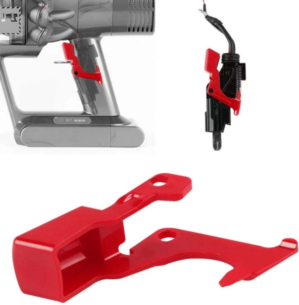 TLVX Dyson V10 / V11 Trigger / Dyson Switch Button / Dyson Knop / Stofzuiger Trigger / V10 / V11 /Dyson Stofzuiger Knop Rood / Aan- Uit Knop Dyson / Trigger Vervanger Dyson 2 TLVX Dyson V10 / V11 Trigger / Dyson Switch Button / Dyson Knop / Stofzuiger Trigger / V10 / V11 /Dyson Stofzuiger Knop Rood / Aan- Uit Knop Dyson / Trigger Vervanger Dyson - Afbeelding 2