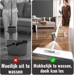 Powarkleen - Vloerwisser Met Spray - Incl. 2 Microvezel Doeken -Leifheit Store 1181x1200
