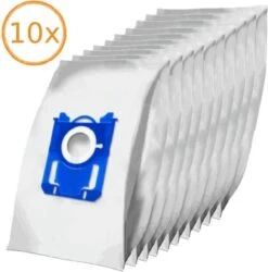 10x Stofzuigerzakken Compatibel Met Philips S-Bag FC8021/03 Vervanging Synthetisch Stofzakken Classic Long Performance Stofzuigzakken, Fc8021/03, Fc8021/05, Performer Compact, Performer Active, Powerlife - AEG Gr201s, Gr201sm, Vx6 X Force - PH86