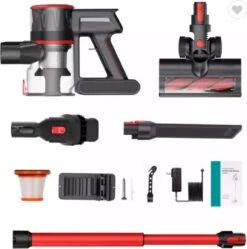 Steelstofzuiger Draadloos 300Watt Zonder Zak Op Accu 4-In-1 Stok K-23 Cordless Vacuum Draadloze Steelstofzuigers - Snoerloos Stofzuiger -Leifheit Store 1188x1200 15